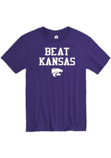 Rally K-State Wildcats Purple Beat Kansas Short Sleeve T Shirt