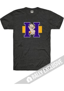 Rally Hickman High School Black Primary Team Logo Triblend Short Sleeve Fashion T Shirt