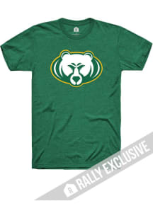Rally Rock Bridge High School Green Primary Team Logo Short Sleeve Fashion T Shirt