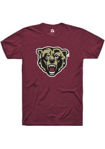 Rally Kutztown University Maroon Priamary Logo Short Sleeve T Shirt