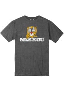 Rally Missouri Tigers Black Vintage Mascot Short Sleeve Fashion T Shirt