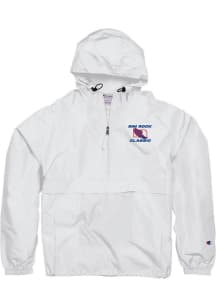 Rally Kansas Jayhawks Mens White Rim Rock Classic Light Weight Jacket