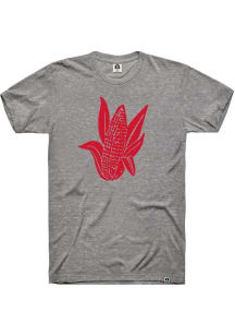 Rally Nebraska Cornhuskers Grey Vault Husker Short Sleeve Fashion T Shirt