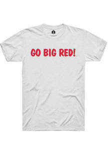 Rally Nebraska Cornhuskers White Vault GBR Short Sleeve T Shirt