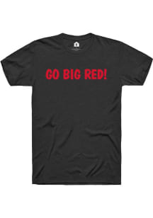 Rally Nebraska Cornhuskers Black Vault GBR Short Sleeve T Shirt