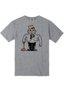 Rally Purdue Boilermakers Grey Vault Pete Short Sleeve Fashion T Shirt