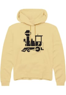 Rally Purdue Boilermakers Mens Gold Vault Train Long Sleeve Hoodie