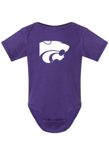 Rally K-State Wildcats Baby Purple Powercat Short Sleeve One Piece
