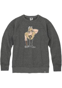 Rally Purdue Boilermakers Mens Black Triblend Long Sleeve Fashion Sweatshirt