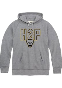 Rally Pitt Panthers Mens Grey Triblend Fashion Hood