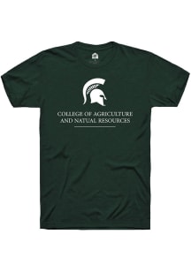 Rally Michigan State Spartans Green College of Agriculture and Natural Resources Short Sleeve T Sh..