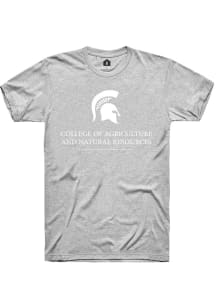 Rally Michigan State Spartans Grey College of Agriculture and Natural Resources Short Sleeve T Shi..