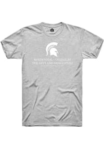 Rally Michigan State Spartans Grey Residential College in the Arts and Humanities Short Sleeve T S..