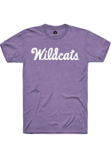 Rally K-State Wildcats Purple Script Short Sleeve Fashion T Shirt