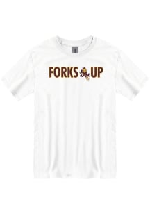 Arizona State Sun Devils White Forks Up Short Sleeve T Shirt