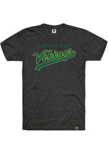Rally Cleveland State Vikings Black Vintage Tail Short Sleeve Fashion T Shirt