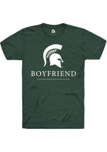 Rally Michigan State Spartans Green Boyfriend Design Short Sleeve T Shirt