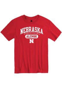 Rally Nebraska Cornhuskers Red Alumni Pill Design Short Sleeve T Shirt