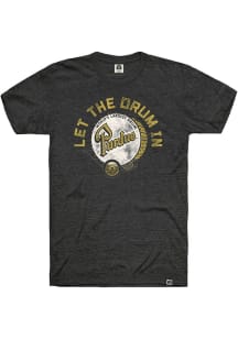 Rally Purdue Boilermakers Black Distressed Drum Short Sleeve Fashion T Shirt