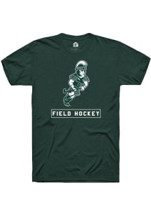 Rally Michigan State Spartans Green Sparty Playing Field Hockey Classic Short Sleeve T Shirt