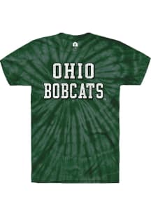 Rally Ohio Bobcats Green Flat Name Short Sleeve T Shirt
