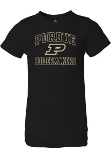 Rally Purdue Boilermakers Toddler Black No 1 Primary Short Sleeve T-Shirt