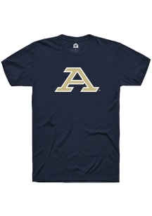 Rally Akron Zips Navy Blue Primary Short Sleeve T Shirt