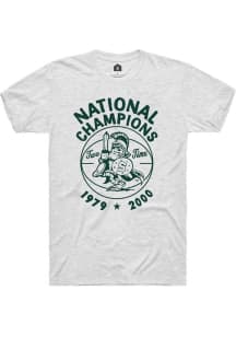 Rally Michigan State Spartans Grey Two Time Short Sleeve Fashion T Shirt