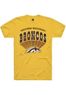 Rally Western Michigan Broncos Gold Official Gameday Short Sleeve T Shirt
