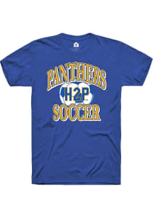 Rally Pitt Panthers Blue Sport Drop Soccer H2P Short Sleeve T Shirt