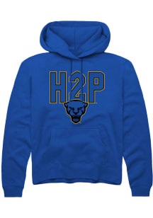 Rally Pitt Panthers Mens Blue HTP Long Sleeve Hoodie