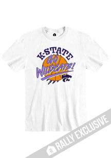 Rally K-State Wildcats White 2024 Official White Out Basketball Short Sleeve Fashion T Shirt