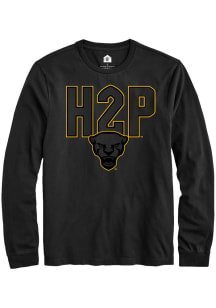 Rally Pitt Panthers Black Arch Name H2P Long Sleeve T Shirt