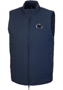 Antigua Penn State Nittany Lions Mens Navy Blue Rally Sleeveless Jacket