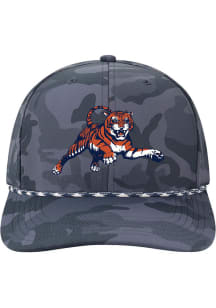 Auburn Tigers Camo Back Nine Adjustable Hat - Black