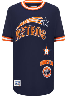 Pro Standard Houston Astros Boys Navy Blue Retro Classics Short Sleeve Fashion Tee