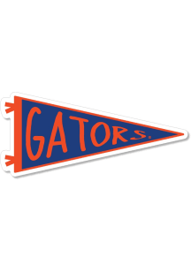 Florida Gators 3.5" Pennant Rugged Stickers - Royal Blue