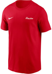 Nike Houston Cougars Red Small Logo Legend Short Sleeve T Shirt