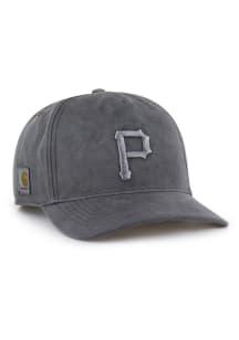 47 Pittsburgh Pirates Garment Dyed Tonal Hitch RF Adjustable Hat - Charcoal