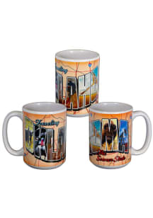 Oklahoma Postcard Ceramic Mug - White