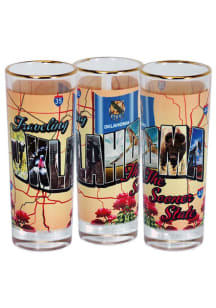 Oklahoma Postcard Shot Glass