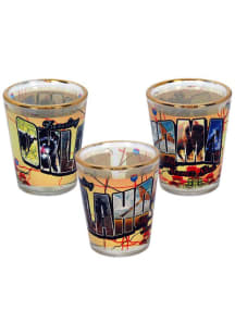 Oklahoma Postcard Design Shot Glass