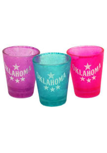 Oklahoma Ice Crack Shot Glass