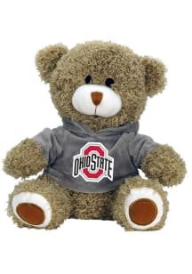 Ohio State Buckeyes Bear Plush - Grey