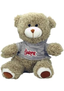 Nebraska Cornhuskers Bear Plush - Grey