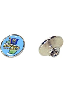 Michigan Souvenir Elements Lapel Pin Pin - Blue