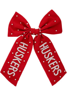 Nebraska Cornhuskers beaded Womens Hair Scrunchie