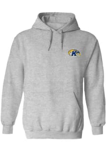 Vive La Fete Kent State Golden Flashes Womens Ash Impressions Hooded Sweatshirt