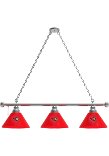Ottawa Senators 3 Shade Silver Billiard Lamp