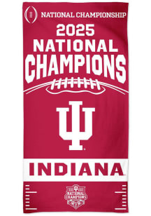 Indiana Hoosiers 2025 National Champs 30x60 Beach Towel